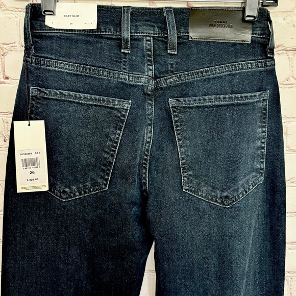 7 FOR ALL MANKIND Easy Fit Slim High Rise Dark Wash Denim Jeans--26 - Picture 6 of 16